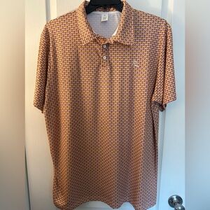 LSU Mike the Tiger Short sleeve Collegiate Men’s Polo Shirt  NWOT